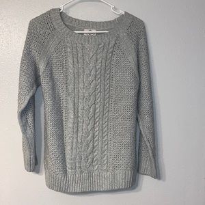 St. John’s bay, large gray sweater